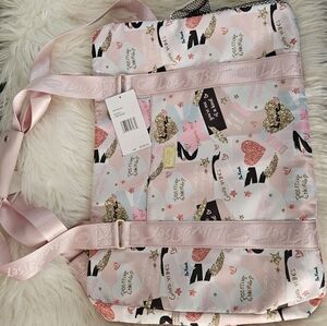 Luv Betsey Pink Patterned Travel Bag